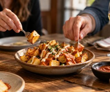Spanish Patatas Bravas: Crispness, Sauce, and Sharing