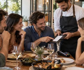 Spanish Dining Service Charge Check: Bill, Tips, and Group Split