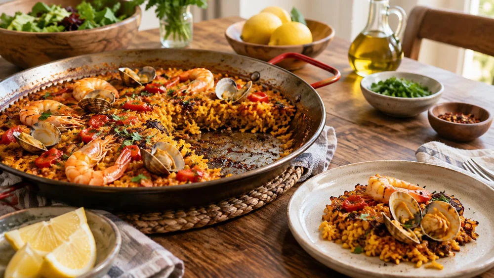 Paella Socarrat Guide: Crust, Pan, Doneness, and Serving