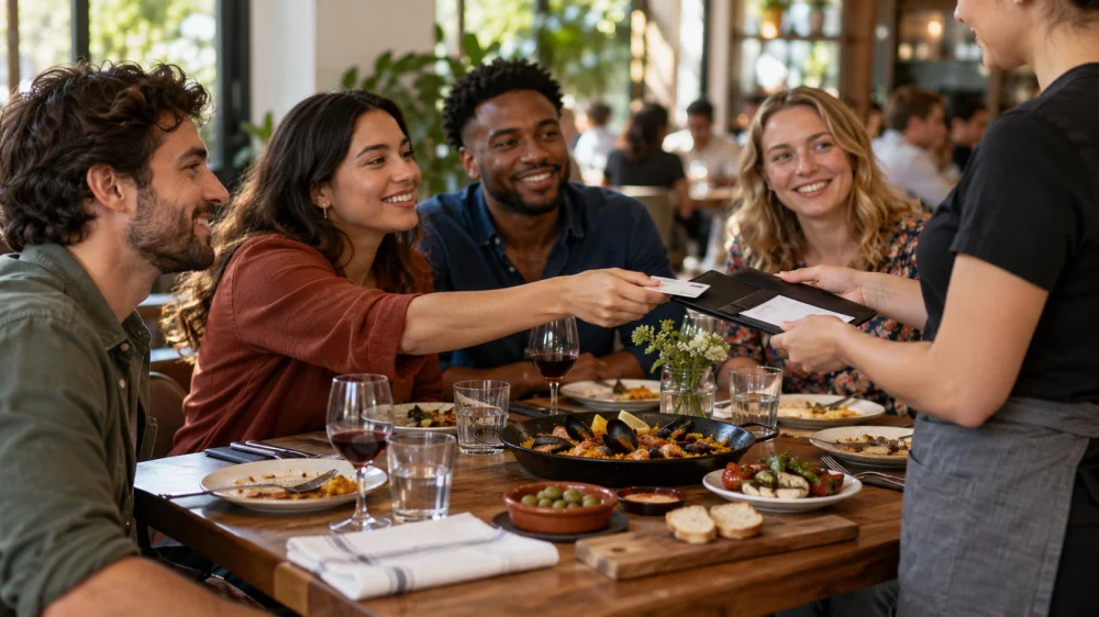 Spanish Dining Service Charge Check: Checks Before the Next Step