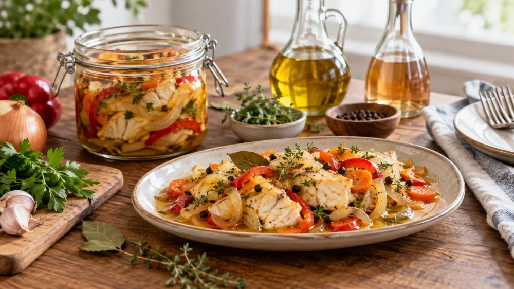 Spanish Escabeche Guide: Fish, Vinegar, Herbs, and Serving